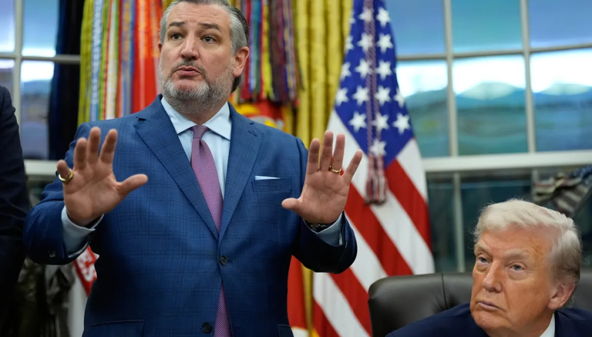 Trump says senators would approve Cruz as Supreme Court justice to ‘get him the hell out’ at george magazine