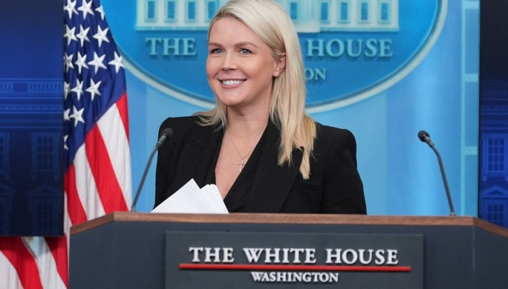 WATCH LIVE: Karoline Leavitt holds press briefing after maternity leave
