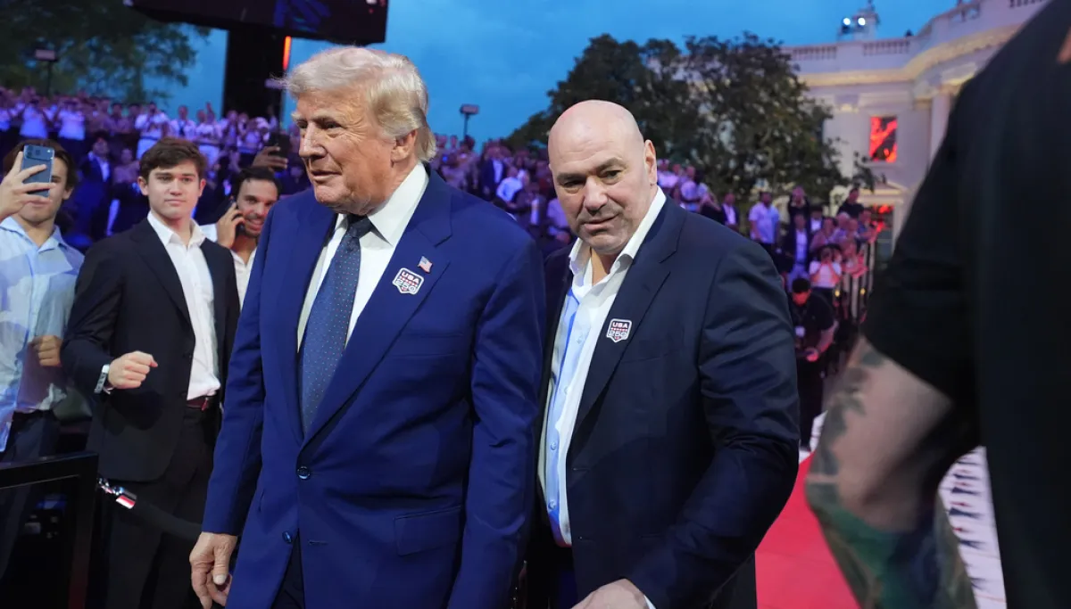 Storms splitting around White House UFC fight was ‘pretty damn awesome’: Dana White at george magazine