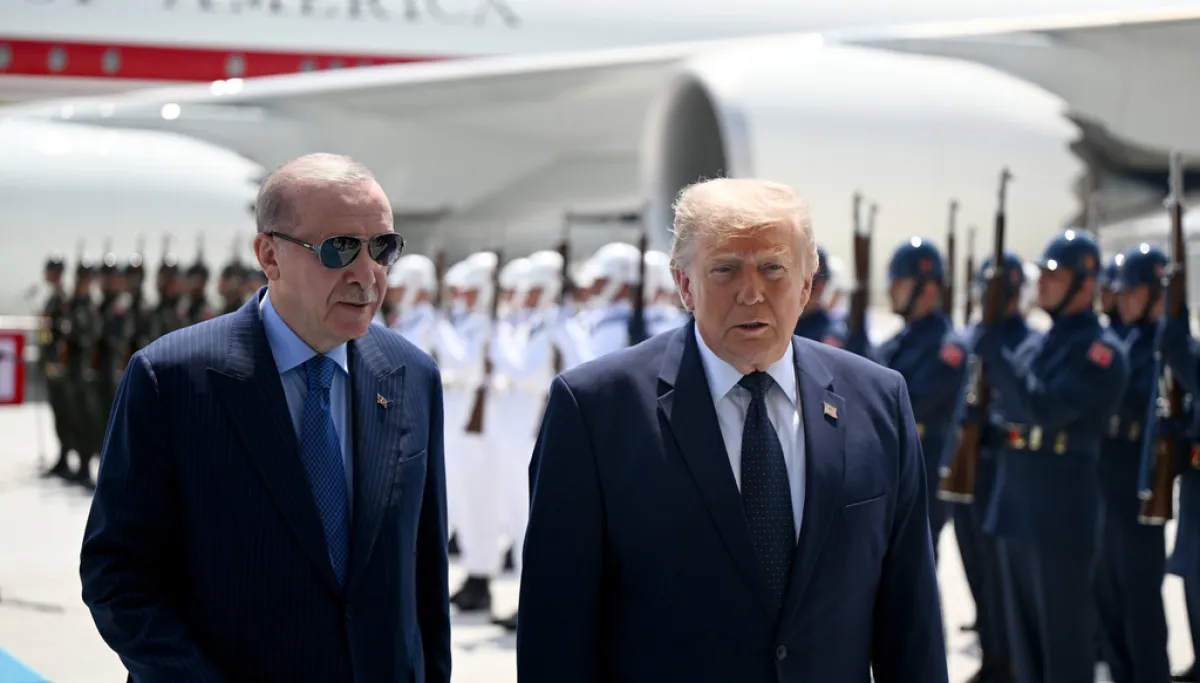Trump says he is considering selling F-35 jets to Turkey during NATO summit at george magazine