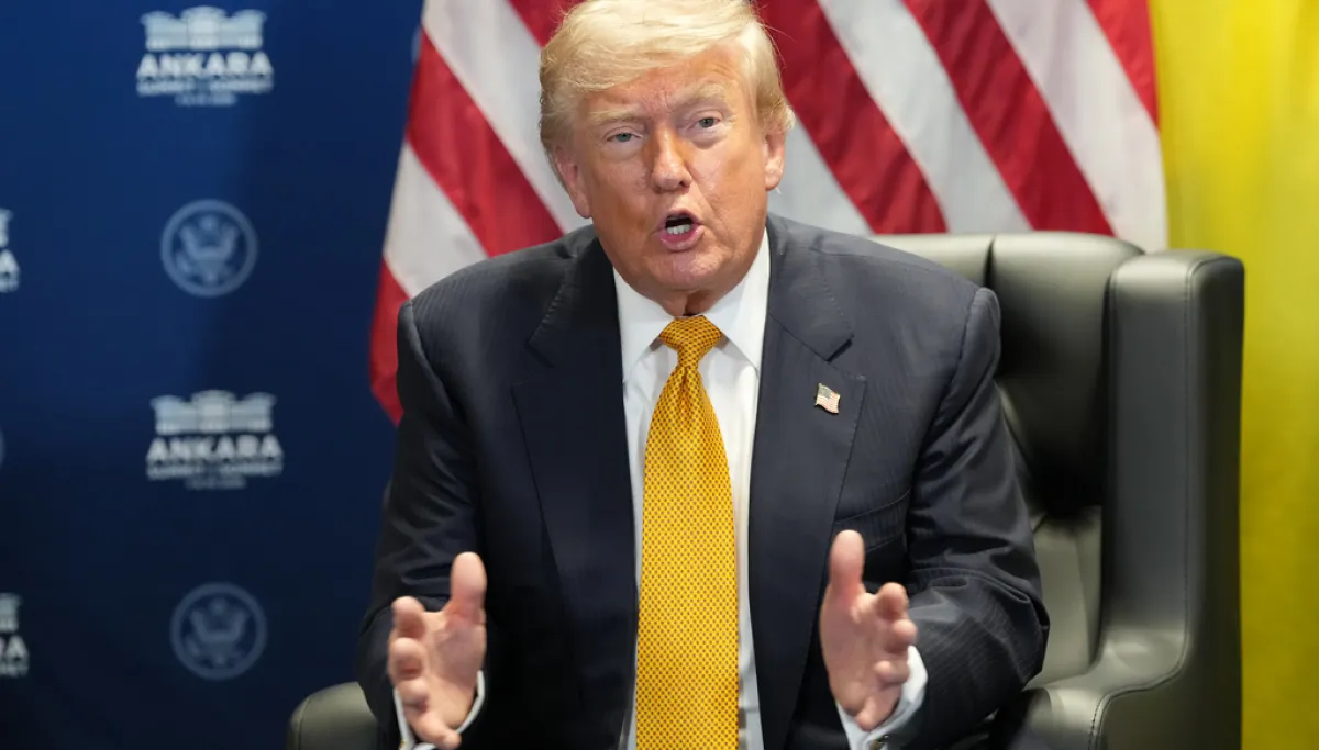 Trump says no ground invasion of Iran even to secure nuclear dust at george magazine