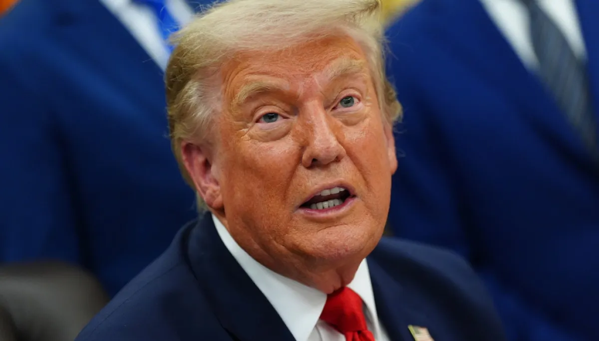 WATCH LIVE: Trump makes an announcement on Freedom Haulers  at george magazine