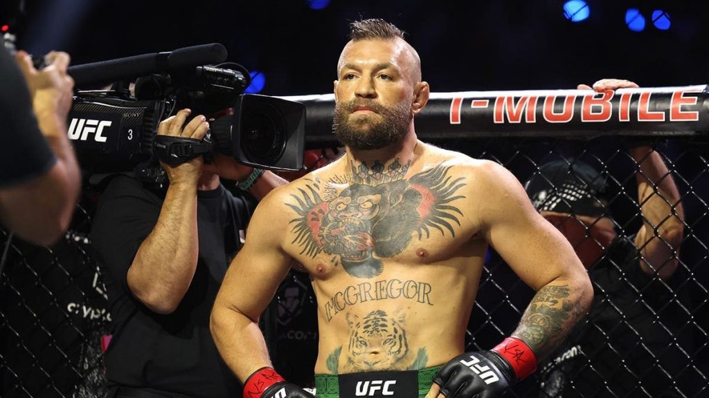 Conor McGregor’s long-awaited Octagon return cut short by apparent knee injury seconds into UFC 329