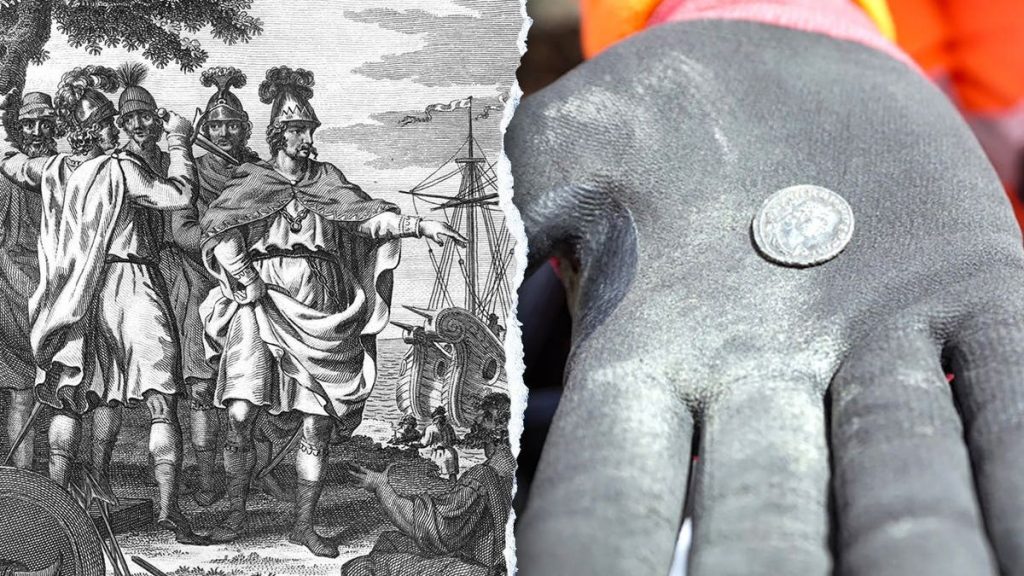 1,740-year-old Roman coin bearing emperor’s name found as England rail dig reveals clues