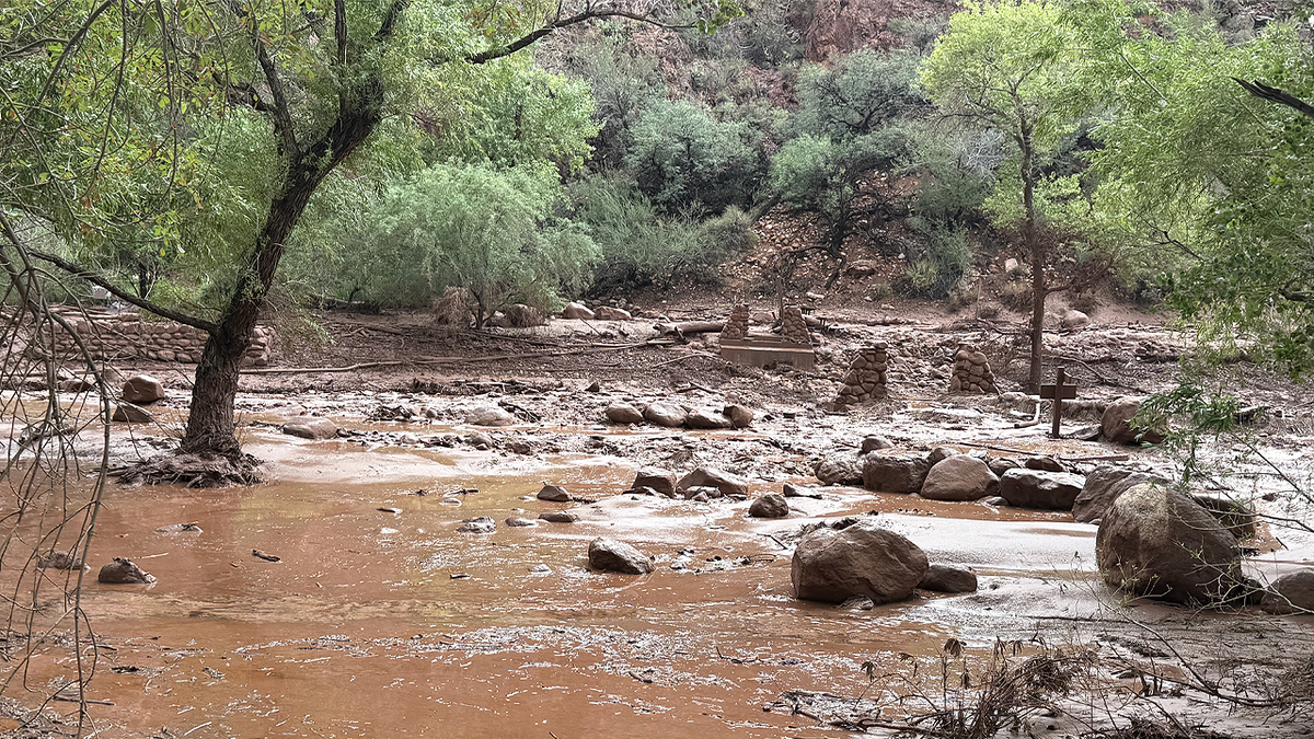 Grand Canyon water pipeline damaged again as flooding complicates repairs  at george magazine
