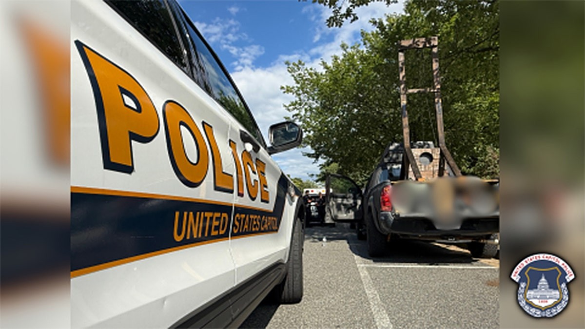 California man arrested after guillotine spotted in back of pickup truck across from US Capitol  at george magazine