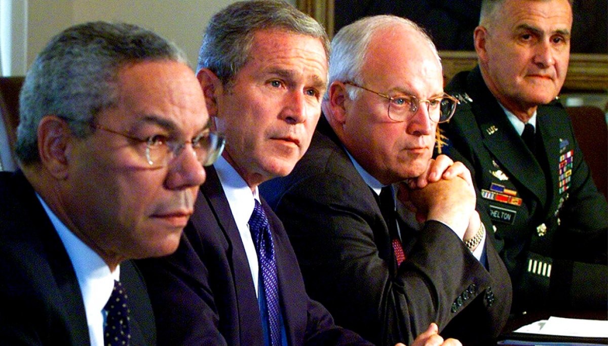 Who were the key figures in the Bush administration on 9/11, and where are they now  at george magazine