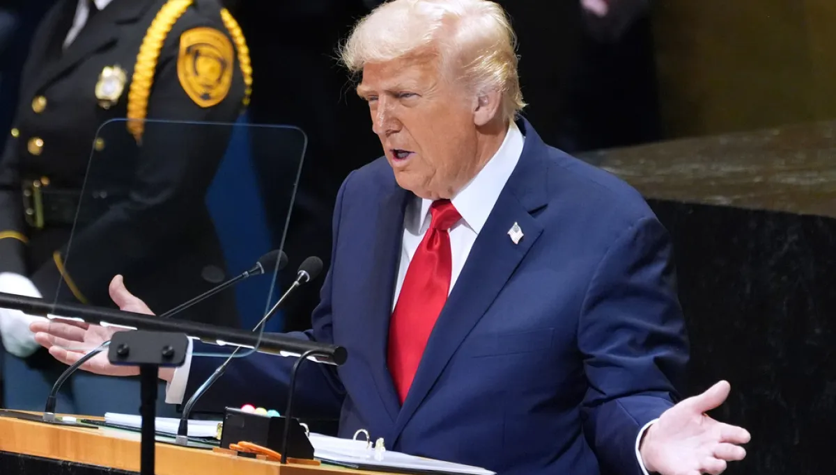 Trump to tout confrontation of ‘complex problems’ in address at UN  at george magazine