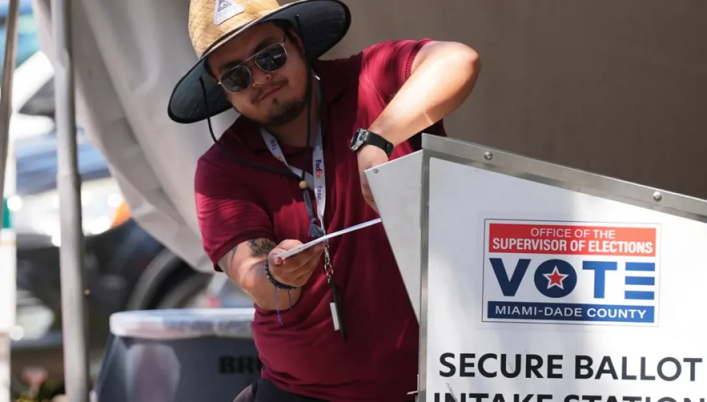 USPS work to adhere to Trump’s mail-in voting order is rushed and ‘sloppy’, whistleblower says