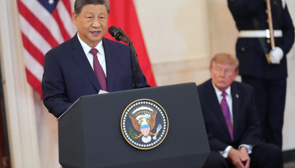 Xi underscores importance of superpower cooperation as Trump welcomes Chinese president to White House  at george magazine