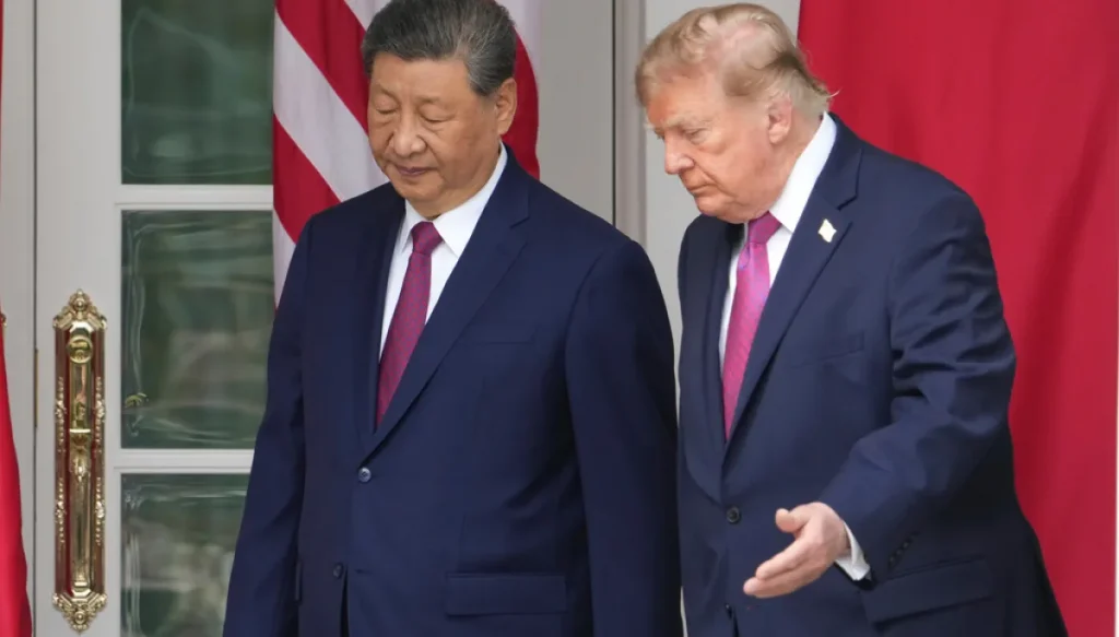 Trump threads needle between communist attacks against Democrats and warm embrace of Xi