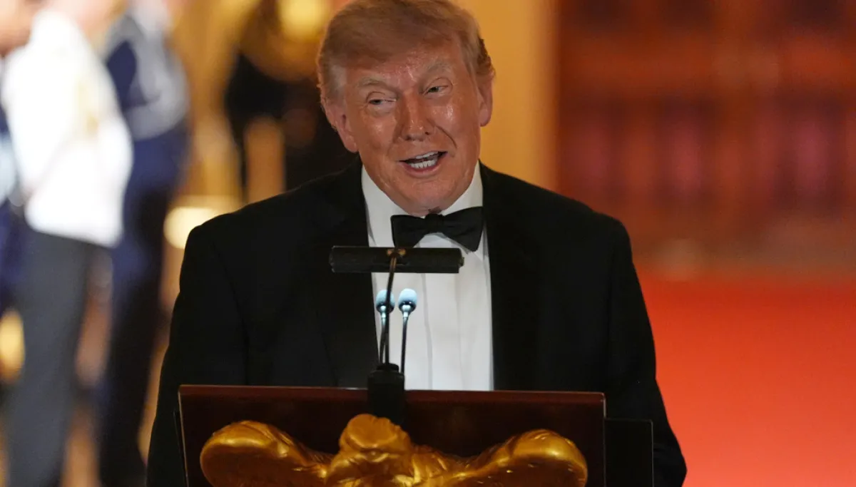Trump tries to put out political fires but sparks others  at george magazine
