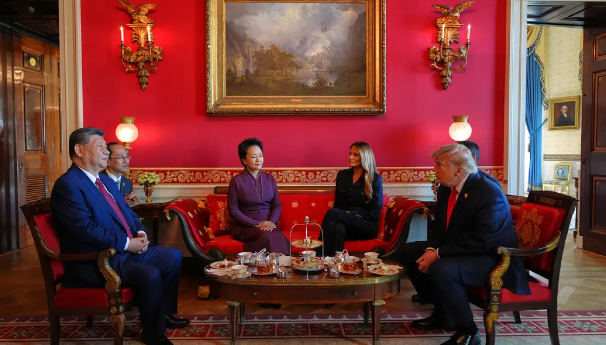 Trump denies US ambassador claim he offered weapons to China at george magazine