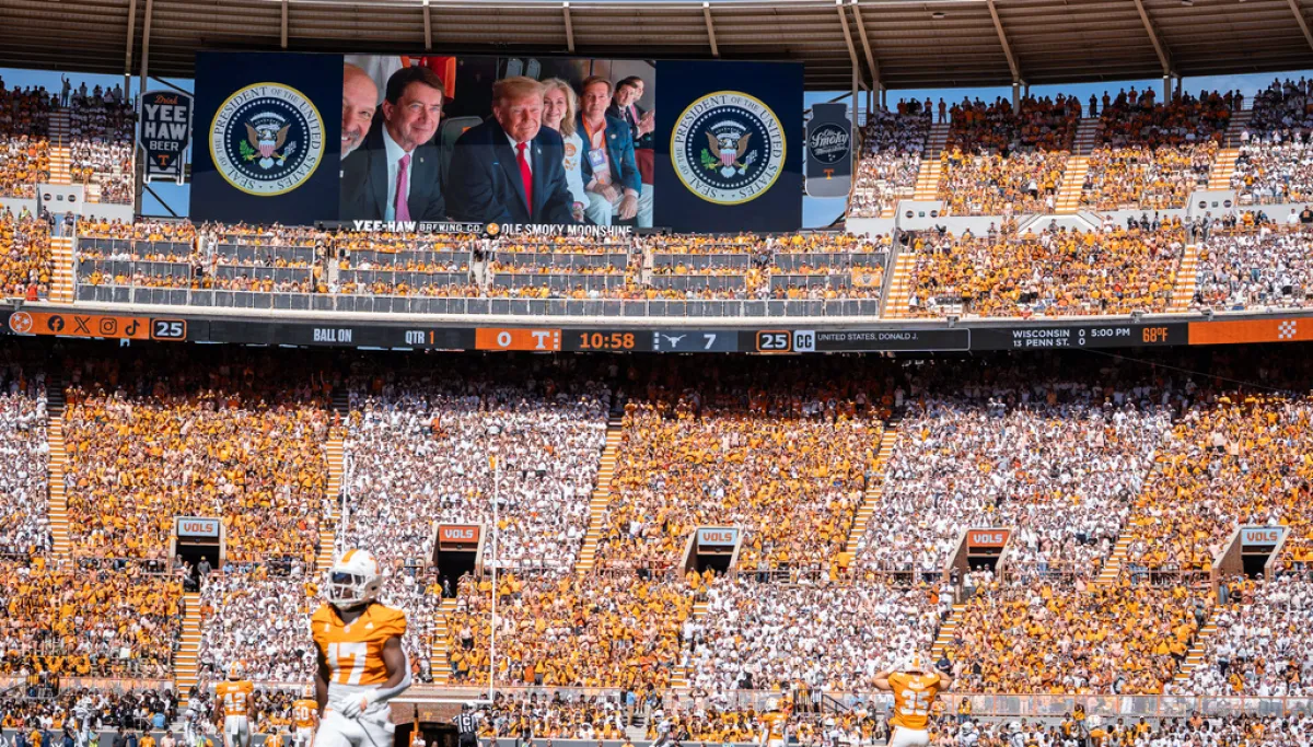 Trump stumps for Protect College Sports Act at Texas-Tennessee game: ‘Bipartisanship for the first time in a while’  at george magazine