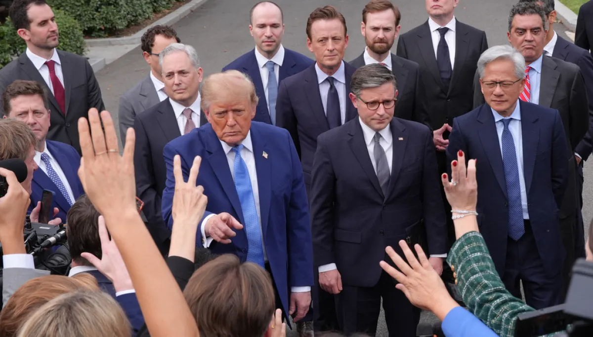 Trump says tech CEOs signed ‘morally binding’ document to self-regulate artificial intelligence  at george magazine
