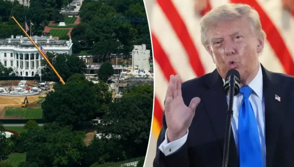 Trump says new helipad at White House is complete