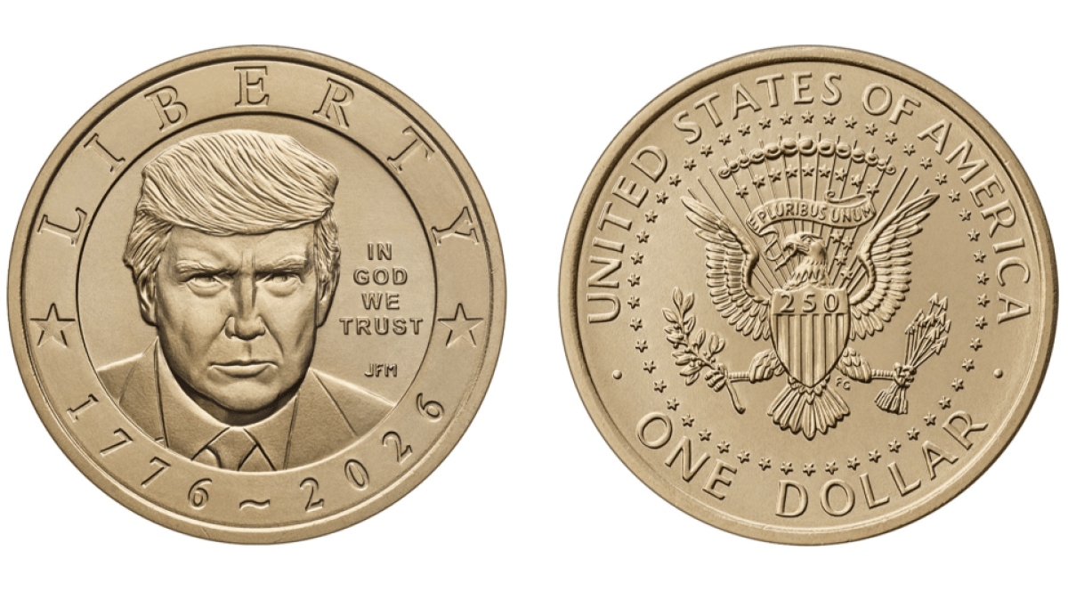 US Mint’s $1 Trump commemorative coins sell out within hours  at george magazine