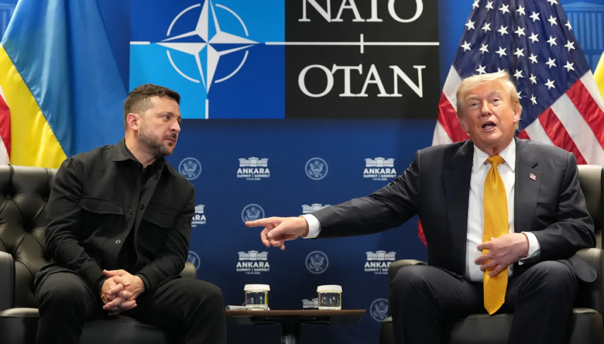 Trump says he’s ‘not a big fan’ of Zelensky after new strikes on Russian oil refineries at george magazine