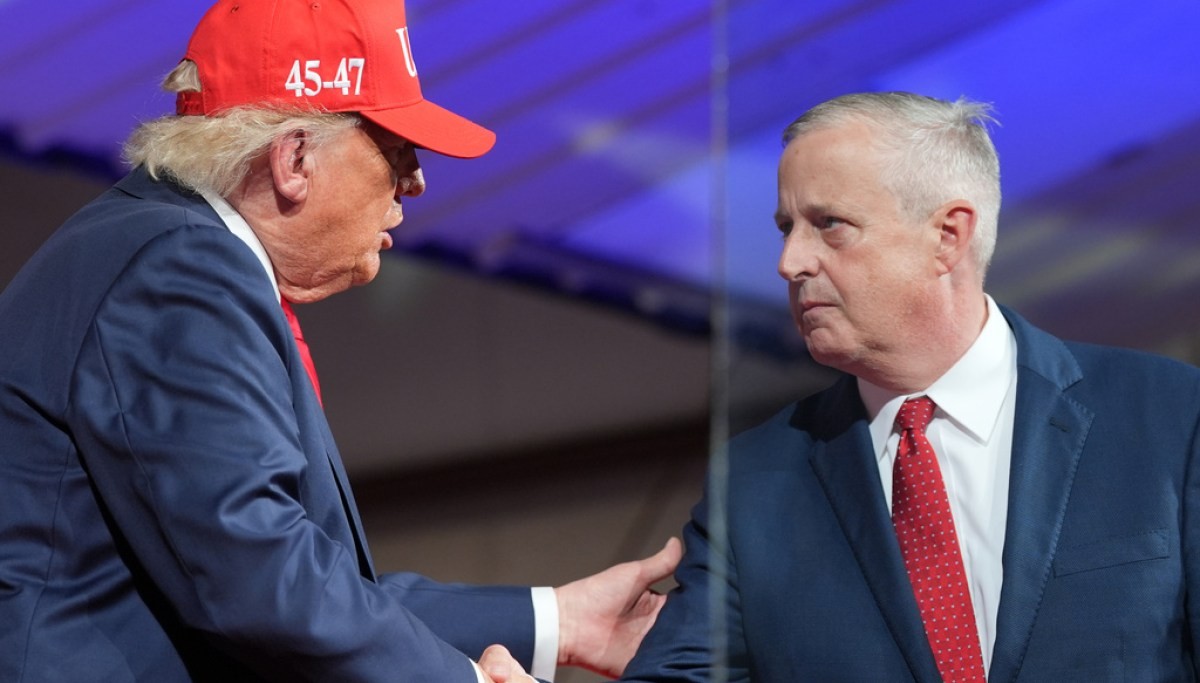 WATCH LIVE: Trump rallies for Senate hopeful Michael Whatley in North Carolina  at george magazine