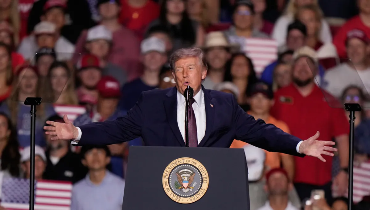 WATCH LIVE: Trump holds a rally in Vandalia, Ohio  at george magazine
