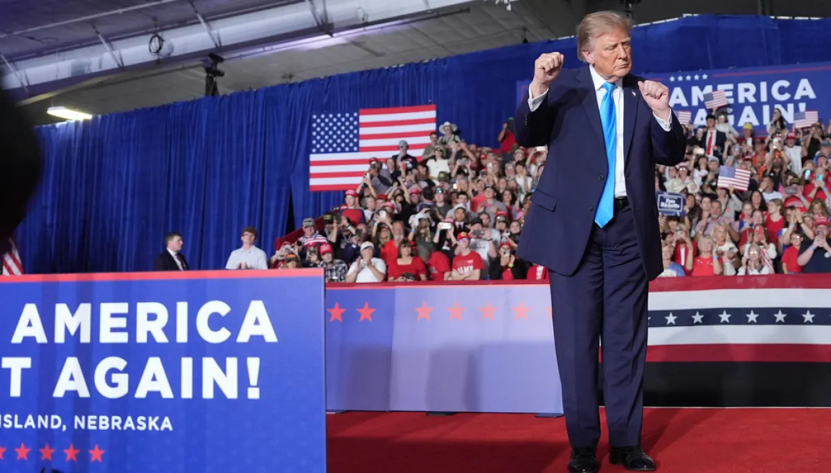 Trump makes a fashion statement with more affordable Jos. A. Bank suit  at george magazine
