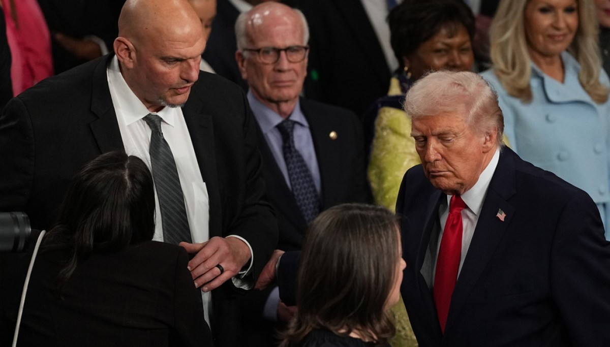 Trump says he’d ‘love to see’ Fetterman join Republican Party: ‘He’s great’  at george magazine