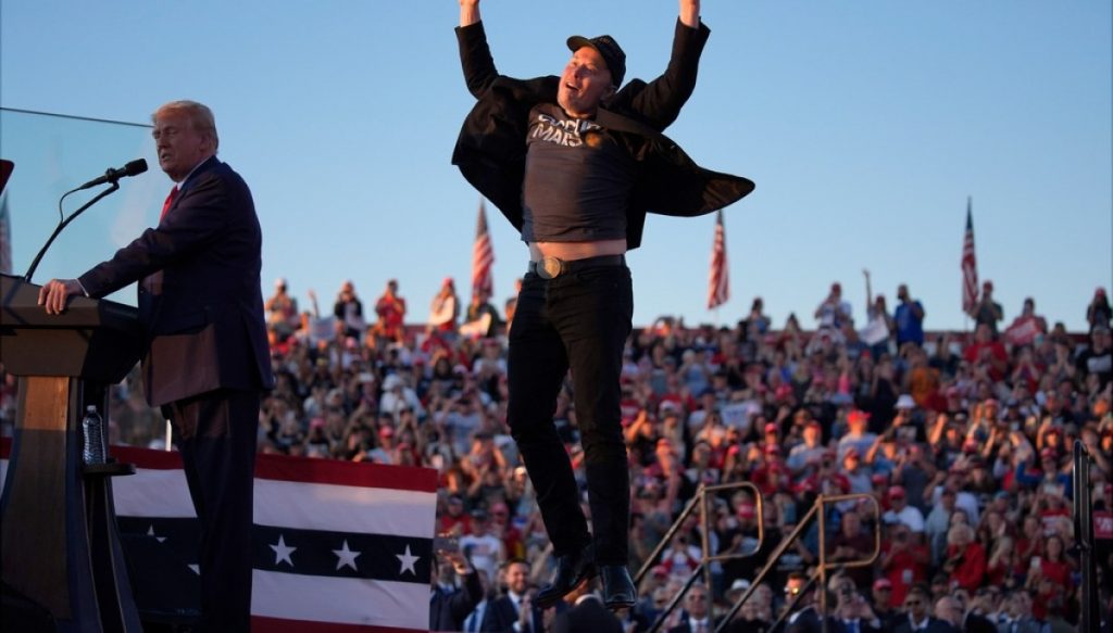 Elon Musk goes big on 2026 elections, but not from center stage