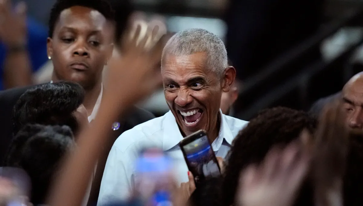 Obama says he was a Cheesecake Factory regular for a decade in retort to Trump  at george magazine