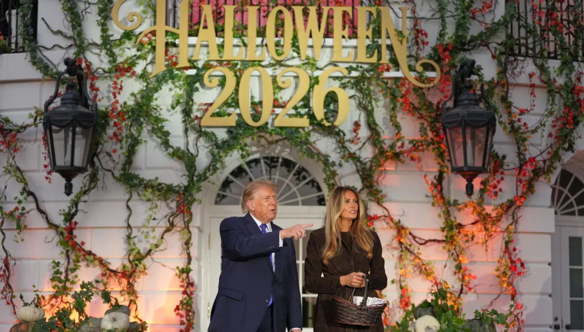 PHOTOS: Trump hosts trick-or-treaters at White House Halloween event  at george magazine