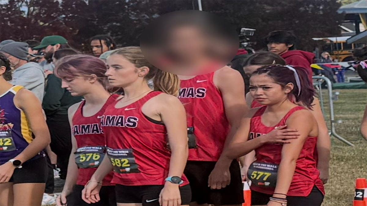 A cross country runner switched to the girls team midseason, parents voice their disapproval at meet  at george magazine