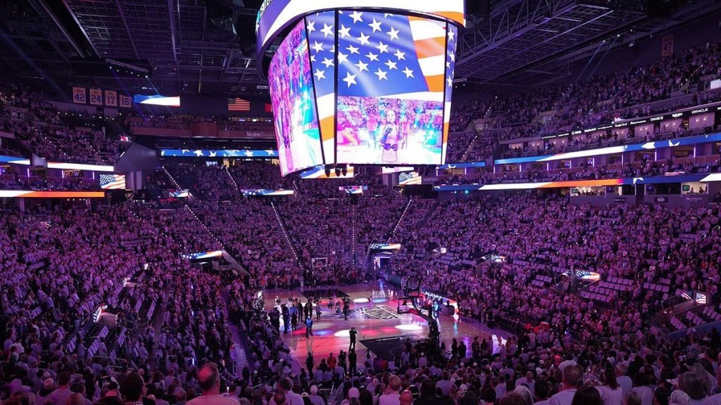 WNBA silent after Finals teams skip national anthem despite rule requiring players to stand and line up