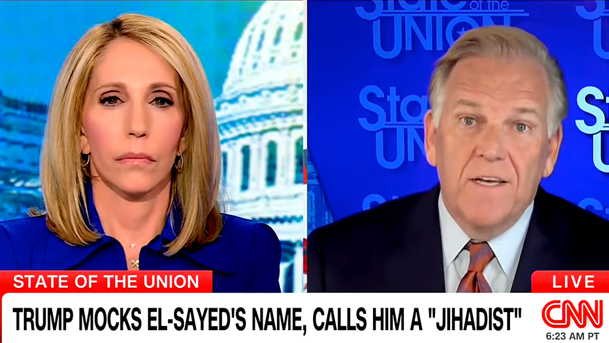 Mike Rogers presses CNN's Dana Bash on why the press is 'eager' to defend Abdul El-Sayed at george magazine