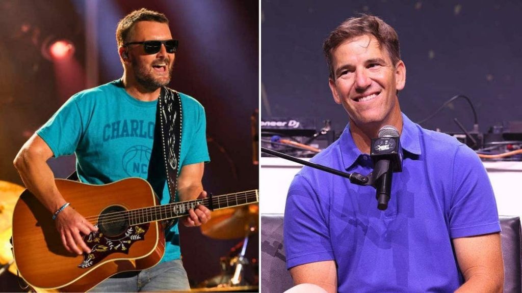 Eric Church spills Eli Manning’s embarrassing fishing secret while out on the water with Randy Moss