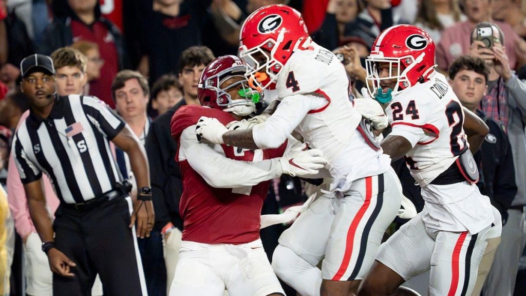 Refs’ crucial no call looms large over Georgia’s victory over Alabama