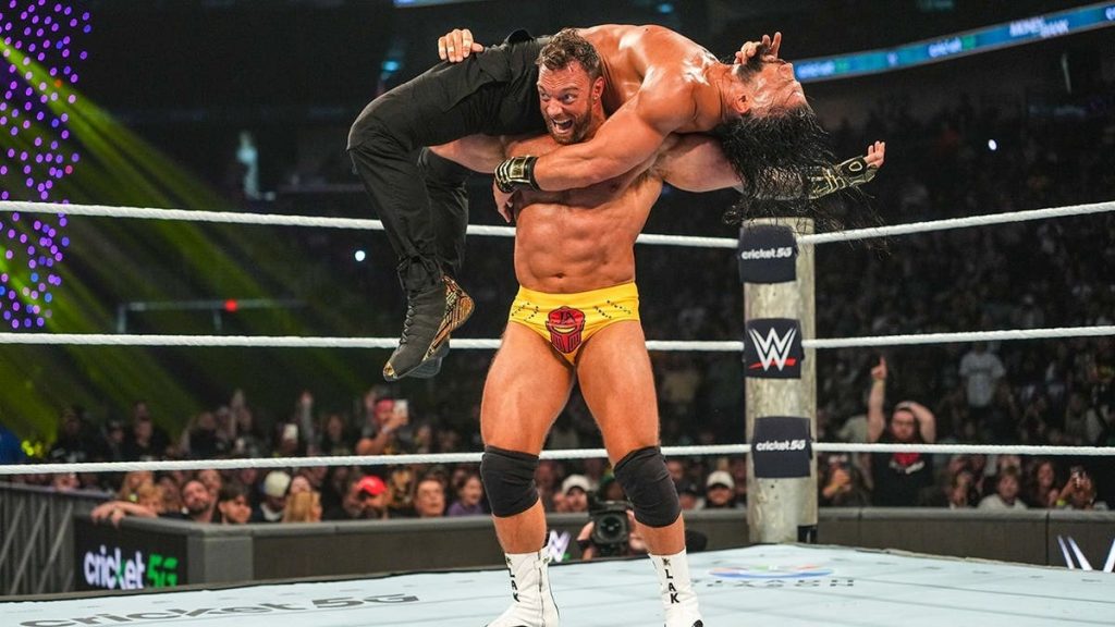 Roman Reigns slams the door on LA Knight’s world title hopes after incredible match at Money in the Bank
