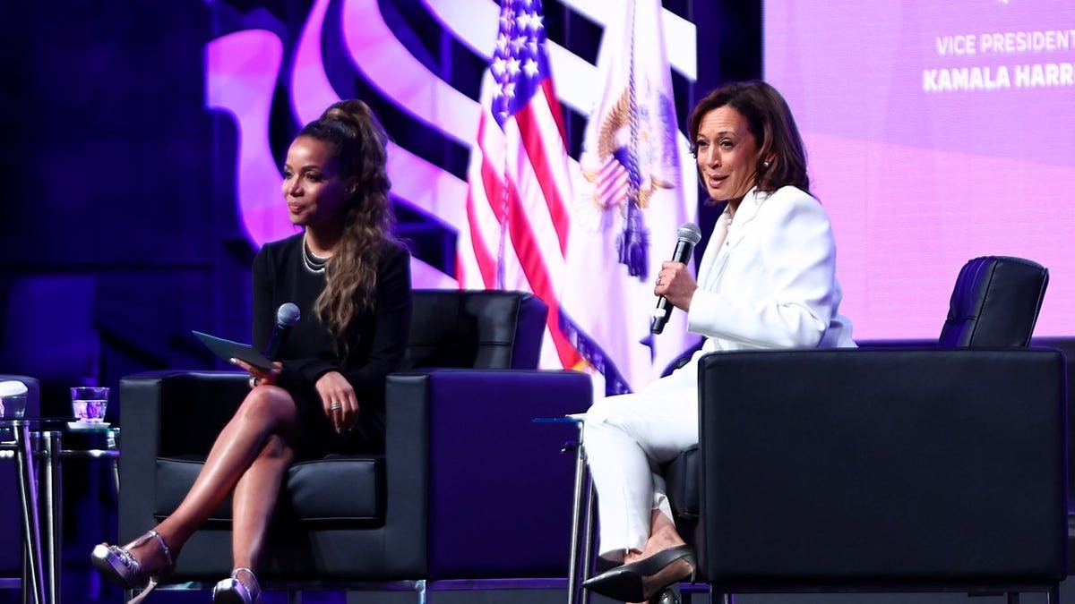 Sunny Hostin re-visits 'problematic' Kamala Harris answer on 'The View' as hosts question her 2028 potential at george magazine