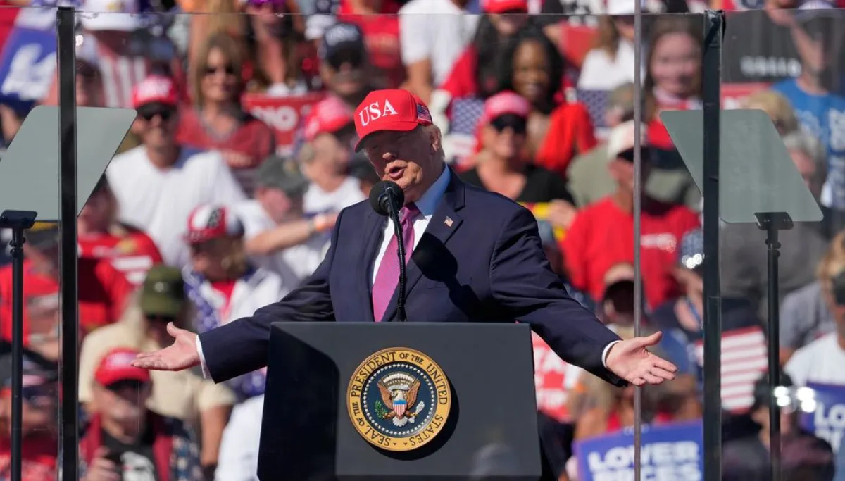 Trump and Democrats make the election about Trump  at george magazine